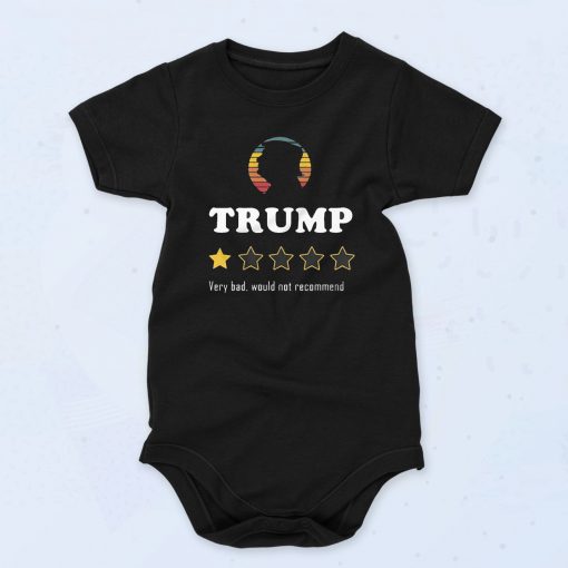 Trump Star Review Elections Vintage Baby Onesie