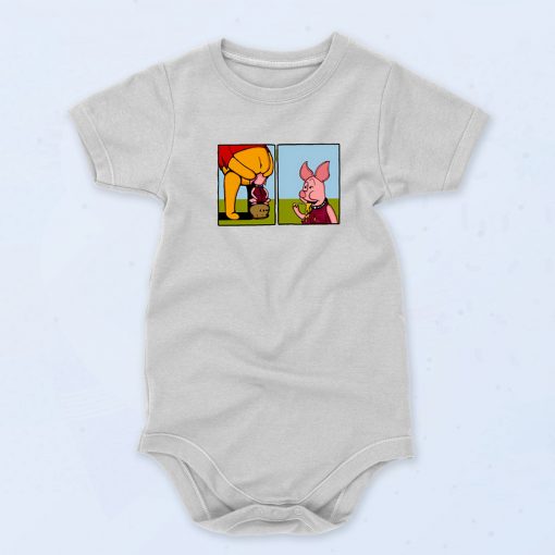 Winnie The Pooh Piglet Funny Artwork Baby Onesie