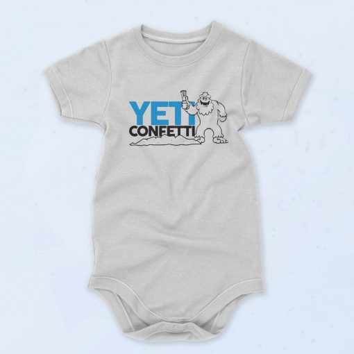 Yeti Confetti Funny Novelty Rave Baby Onesie