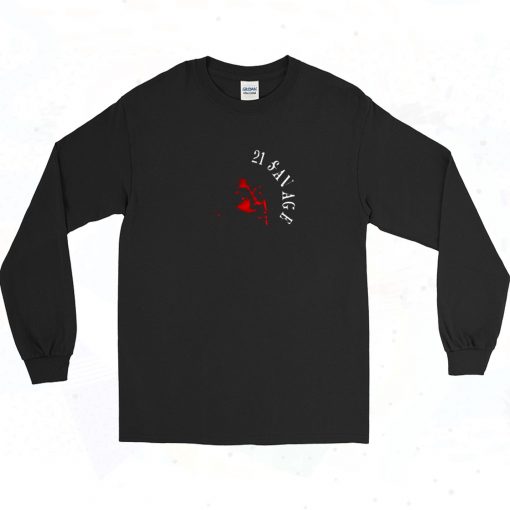 21 Savage Photoshoot Long Sleeve Shirt Style