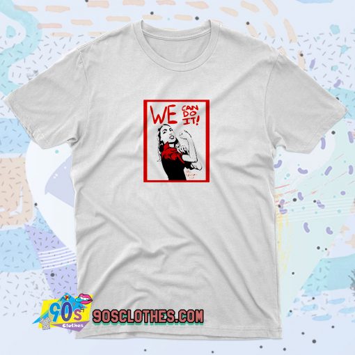 AOC WE Can Do It Vintage Style T Shirt