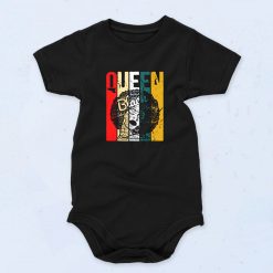 Afro Black Queen Cute Baby Onesie