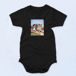 Alice Chased The White Rabbit Cute Baby Onesie