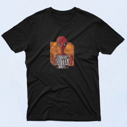 Alien Deadpool Straight Outta Mars T Shirt