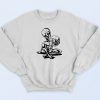 Alien Drinking Beer Sweatshirt