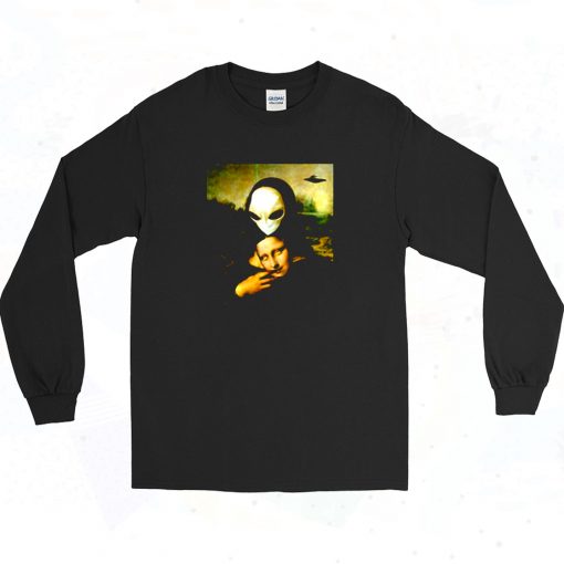 Alien Monalisa Long Sleeve Shirt Style