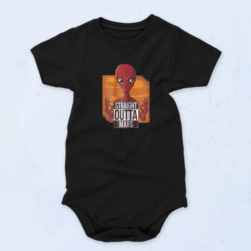 Alien Straight Outta Mars Movie Baby Onesie