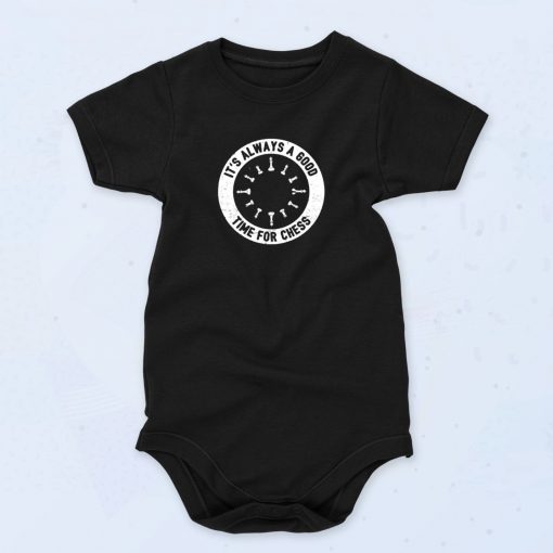 Always A Good Time For A Game Of Chess Cute Baby Onesie