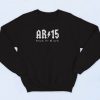 Ar15 Back In Black 90s Sweatshirt Fashion