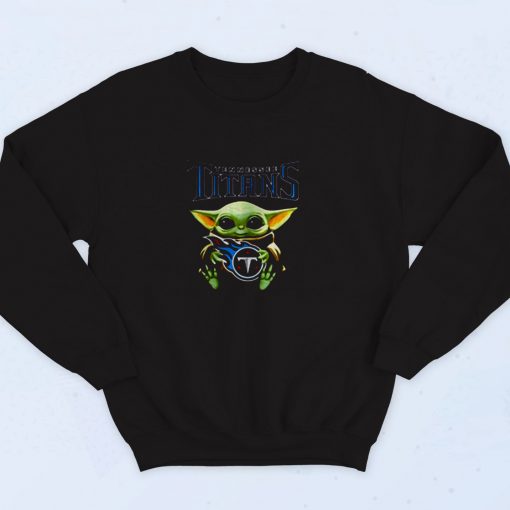 Baby Yoda Hug Tennessee Titans 90s Sweatshirt Fashion