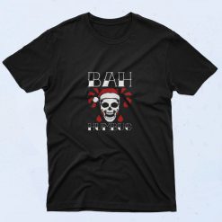 Bah Humbug Skull 90s T Shirt Style