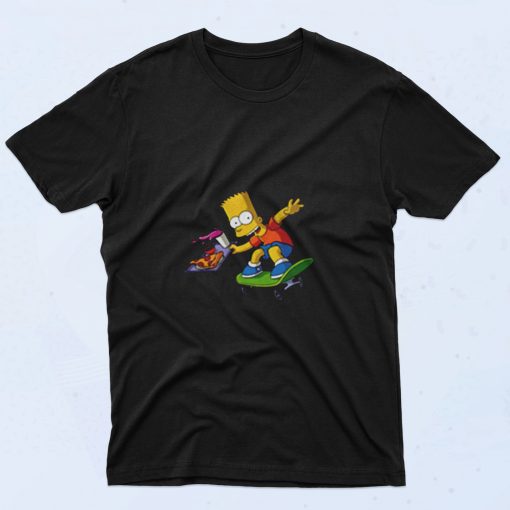 Bart Simpson Skate 90s T Shirt Style