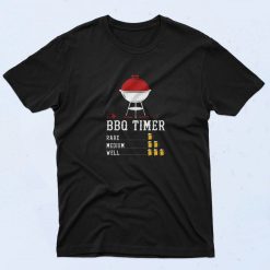 Bbq Timer Barbecue 90s T Shirt Style