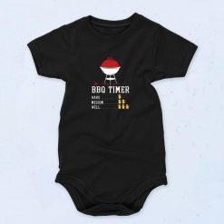 Bbq Timer Barbecue Cute Baby Onesie