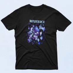 Beetlejuice Purple Tonal Poster Girls 90s T Shirt Style