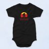 Bigfoot Sasquatch Social World Cute Baby Onesie