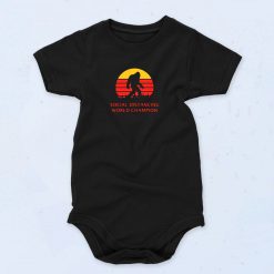 Bigfoot Sasquatch Social World Cute Baby Onesie