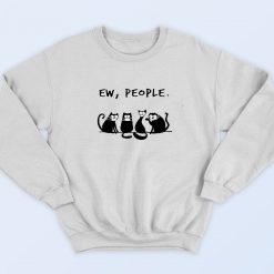 Black Cat Ew People Sweatshirt