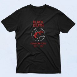 Black Death European Tour 90s T Shirt Style