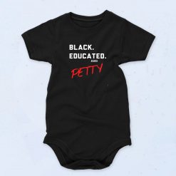 Black Educated Petty Cute Baby Onesie