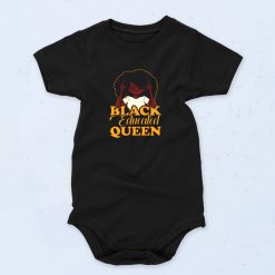 Black Educated Queen Cute Baby Onesie