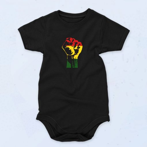 Black Power Cute Baby Onesie