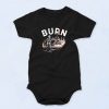 Burn Skeleton Logo Baby Onesie