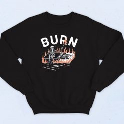 Burn Skull Graphic Sweatshirt