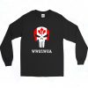 Canadian Qanon Punisher Skull Long Sleeve Shirt Style