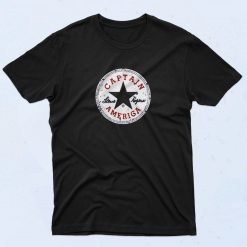 Captain America All Stars 90s T Shirt Style