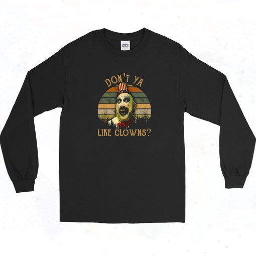 Captain Spaulding Laughing Long Sleeve Style