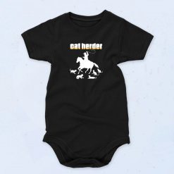 Cat Herder Cute Baby Onesie