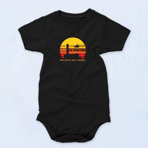 Chernobyl 3 . 6 Roentgen Not Great Not Terrible Cute Baby Onesie