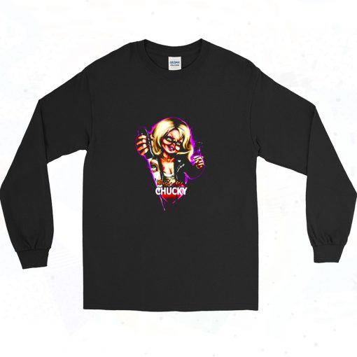 Childs Play Neon Chucky And Tiffany Long Sleeve Shirt Style