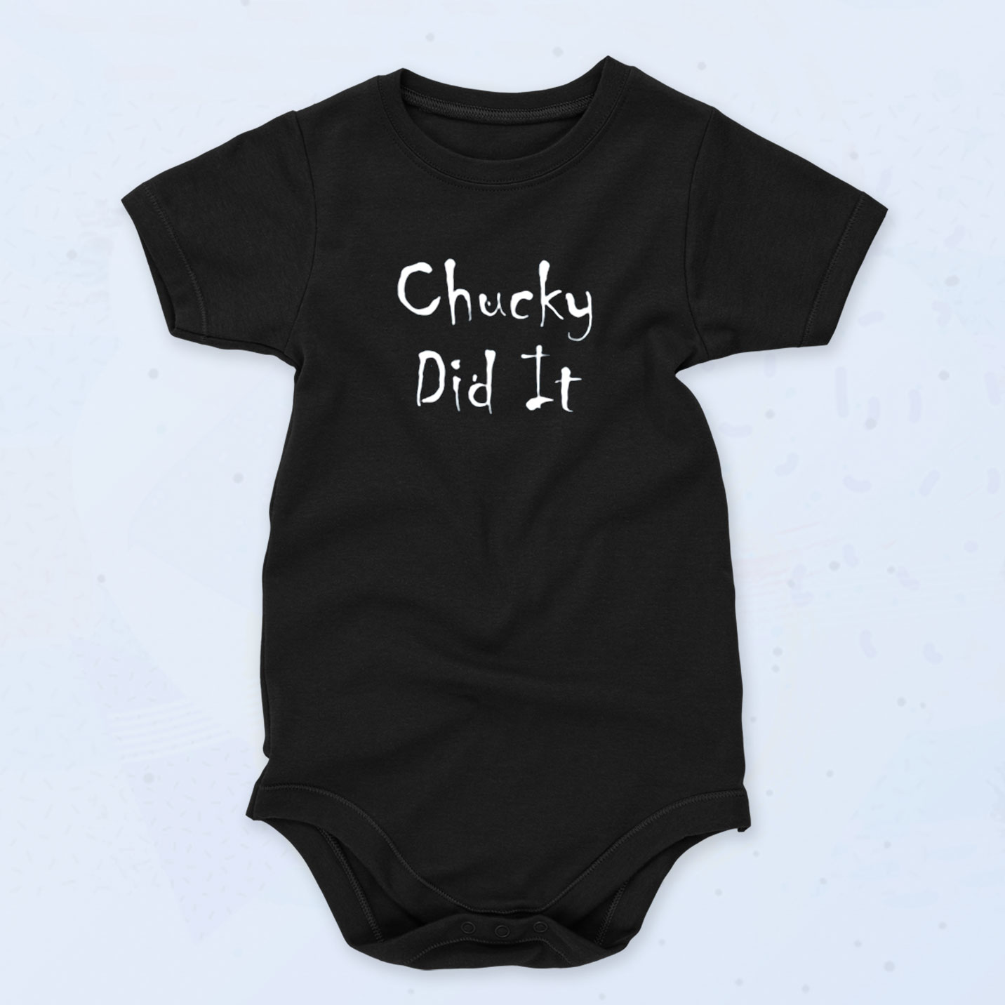 chucky baby onesie