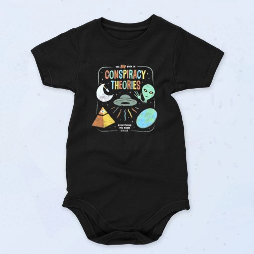 Conspiracy Theories Pyramid UFO Baby Onesie