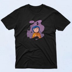 Coraline Buttons 90s T Shirt Style