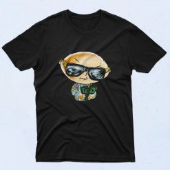 Cute Family Guy Stewie With Cash Bling 90s T Shirt Style