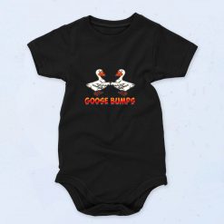 Cute Funny Goose Bumps Goosebumps Animal Pun Cute Baby Onesie