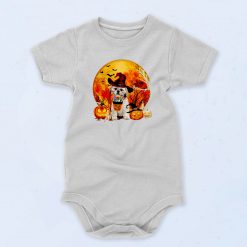 Cute Trick Or Treat Shih Tzu Baby Onesie