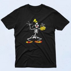 Disney Goofy Skeleton Halloween 90s T Shirt Style