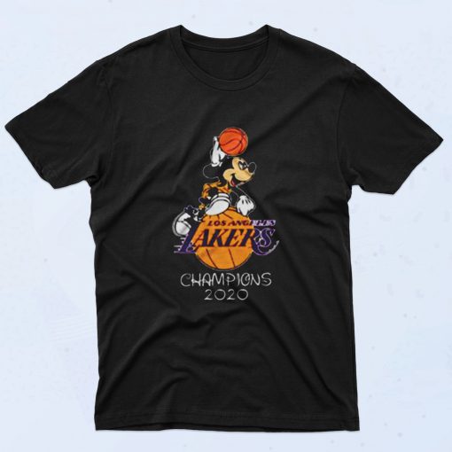 Disney Los Angeles Lakers Champion 2020 90s T Shirt Style