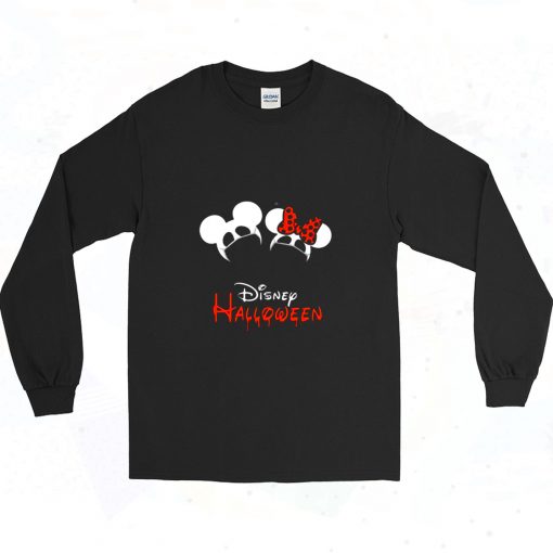 Disneyhalloween Quarantine Mask On Fun Long Sleeve Shirt Style