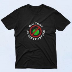 Doctors Against Apples Funny 90s T Shirt Style