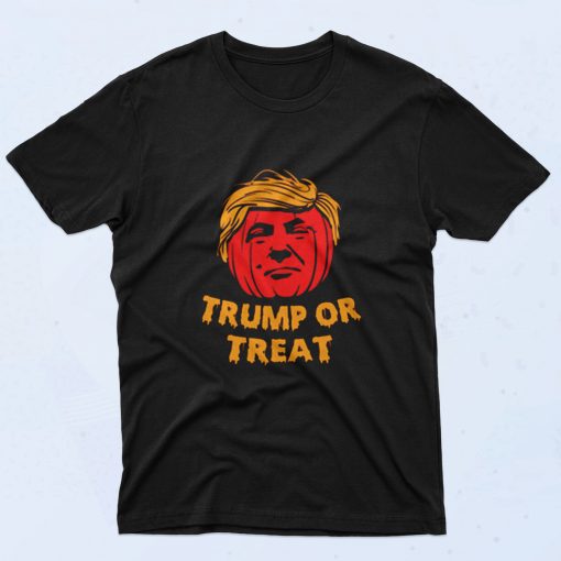 Donald Trump Or Treat Halloween 90s T Shirt Style