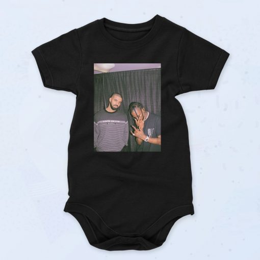 Drake And Travis Scott Custom Unisex Baby Onesie