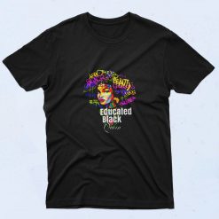 Educated Black Queen Melanin 90s T Shirt Style