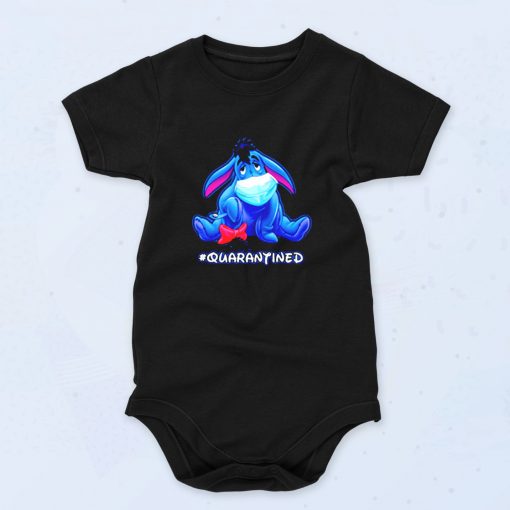 Eeyore Face Mask Quarantined Cute Baby Onesie