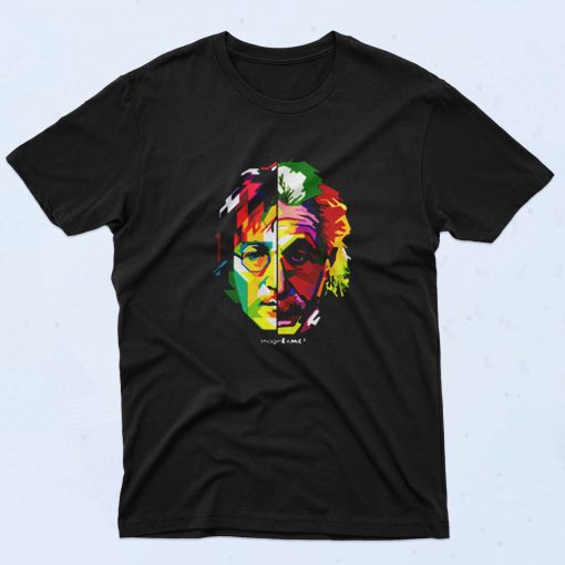 Einstein X Lennon 90s T Shirt Style