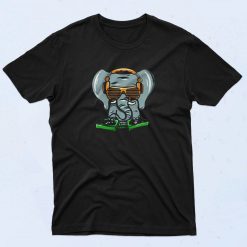 Elephant Dj 90s T Shirt Style